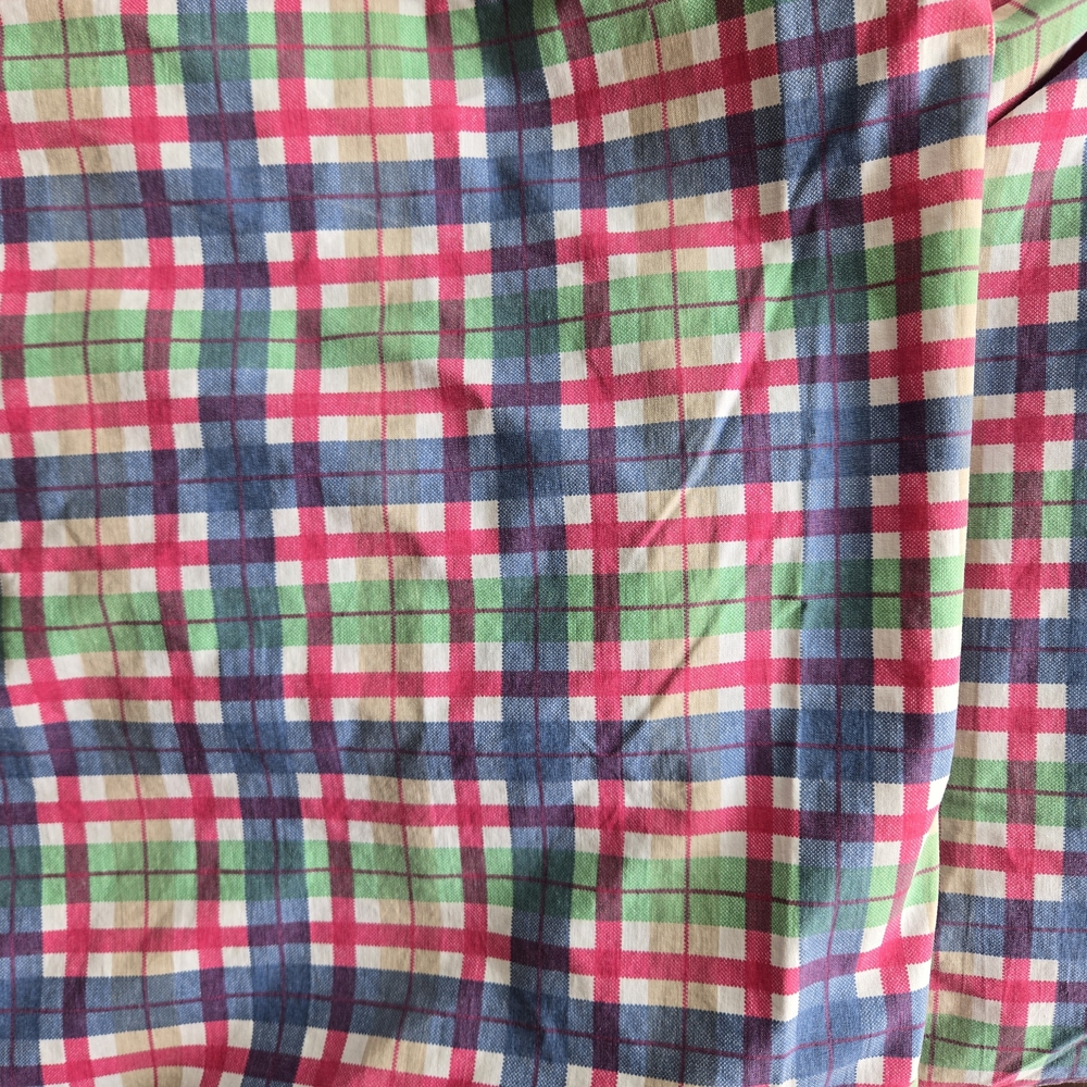 Ralph Lauren Multicolor Plaid Fabric